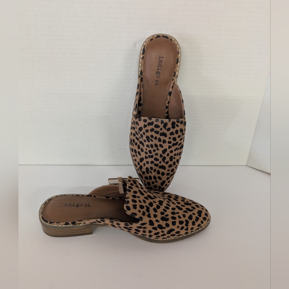 Shoe Animal Print Women's Mules Size 7 NWT - Picture 2 of 5